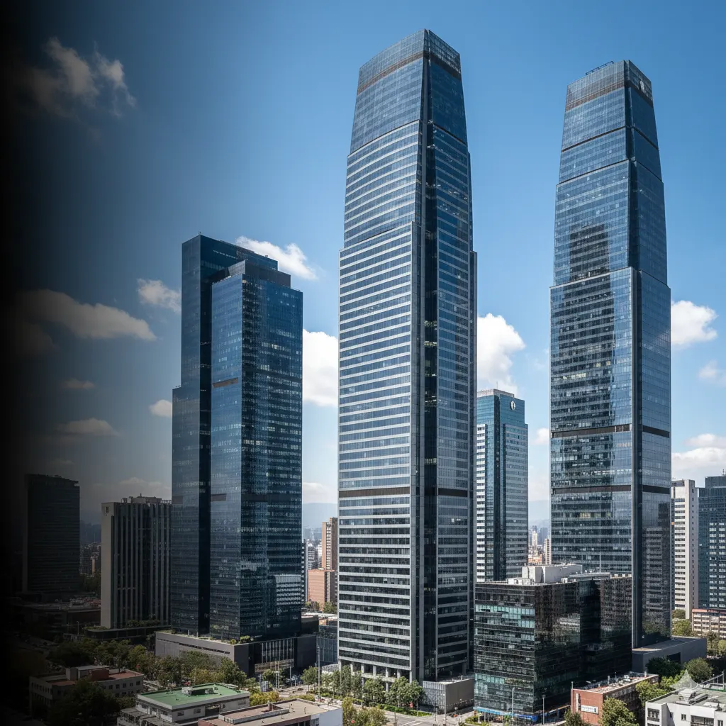 Edificios residenciales y oficinas en Santiago de Chile